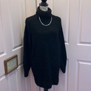 H & M Stylish Fuzzy Sparkle Sweater EUC!